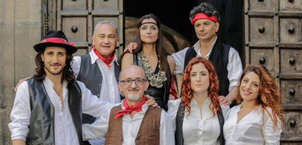 Il cast del musical "Musicanti"