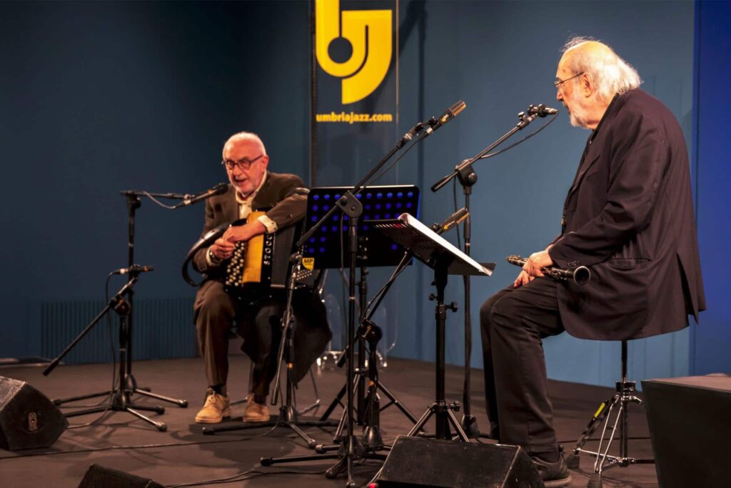 Il duo Gianluigi Trovesi e Gianni Cosci