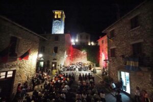 nell'immagine un concerto della Corciano Orchestra in piazza durante il Corciano Festival