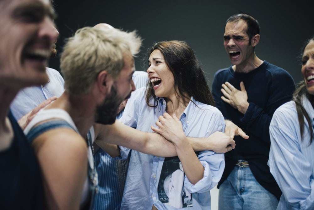 immagine di scena della performance teatrale Augusto