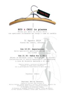 Corciano, sabato 31 agosto torna la serata Eco&Chic