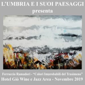 locandina mostra L'Umbria e i suoi paesaggi