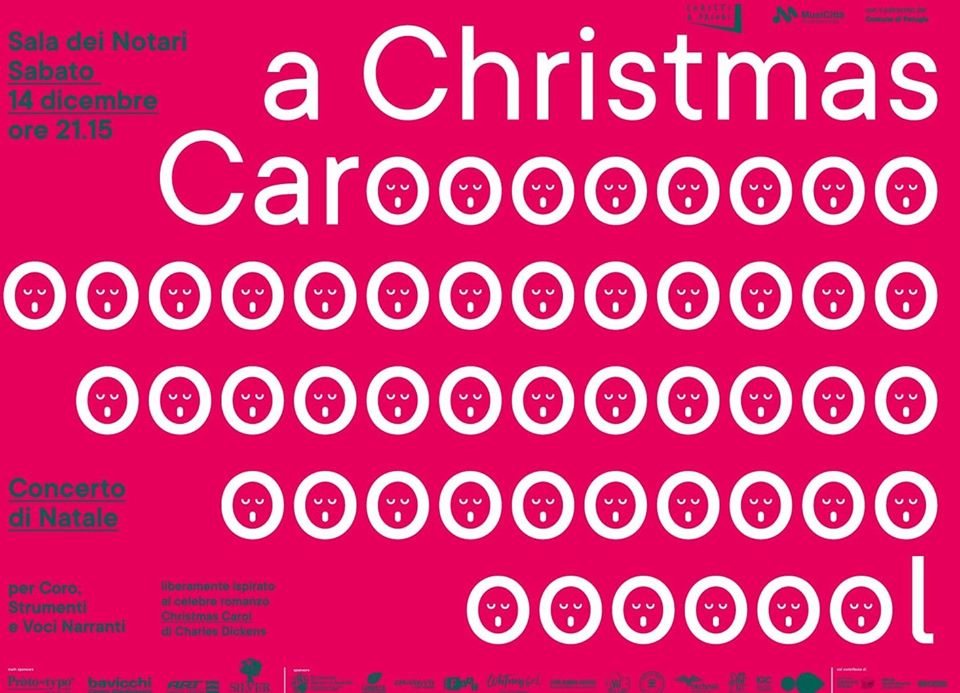 locandina evento A Christmas Carol dei Coristi a Priori a Perugia