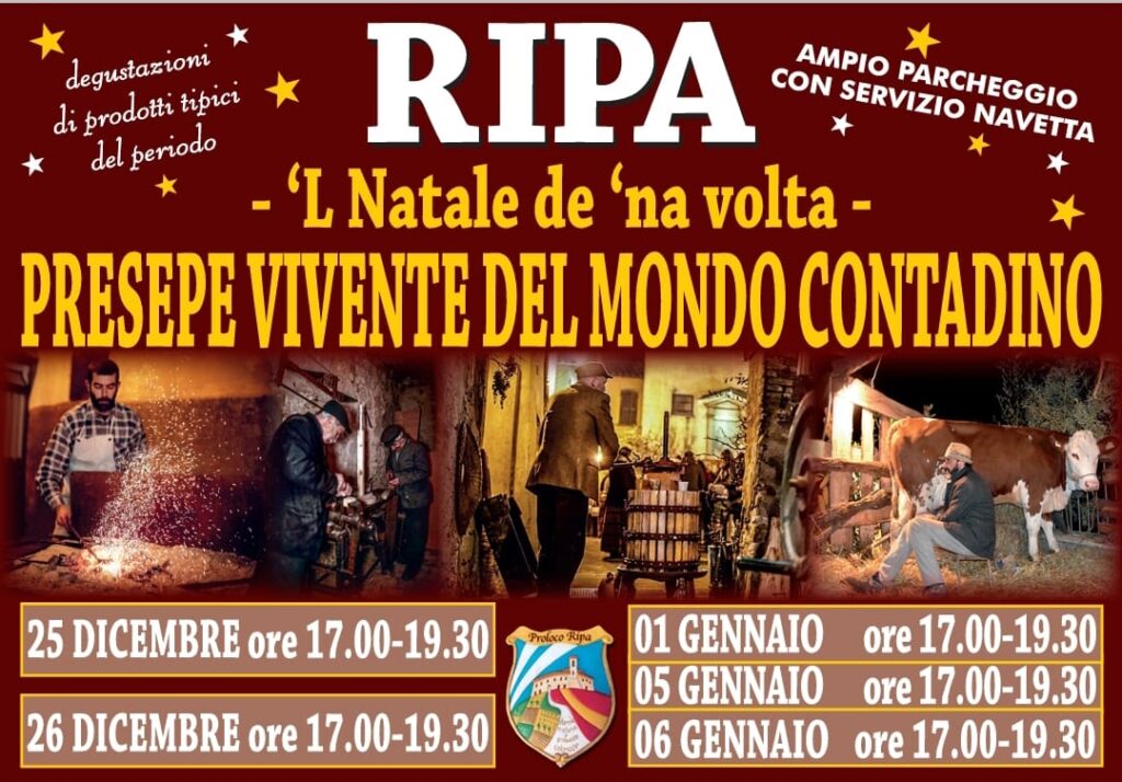 Presepe vivente a Ripa