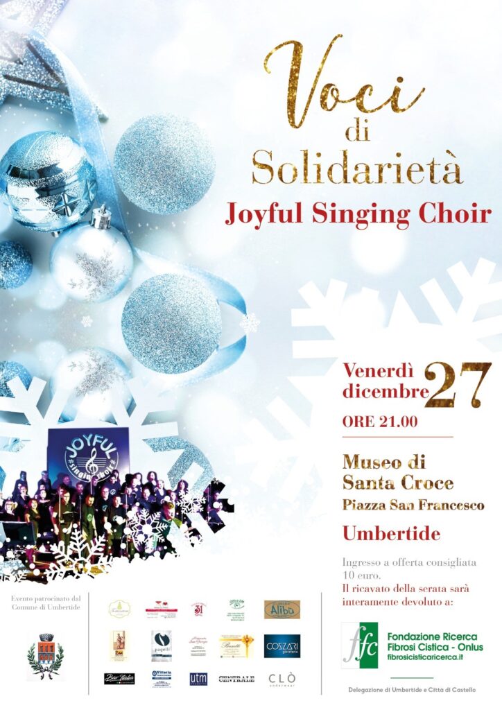 Voci di Solidarietà ad Umbertide, sul palco il Joyful Singing Choir