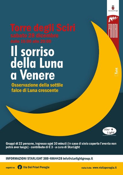 locandina evento Il sorriso della Luna a Venere