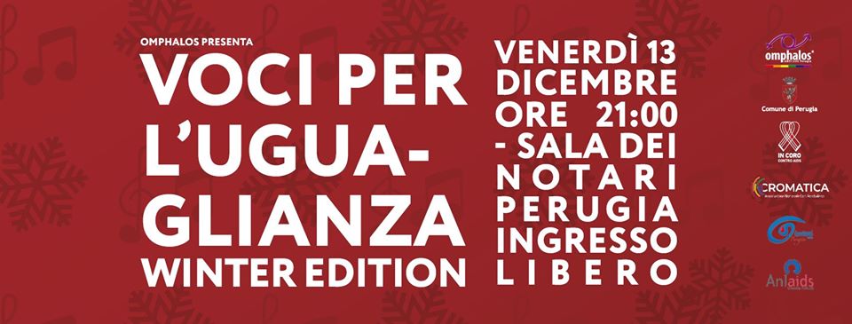 locandina concerto Voci per l'uguaglianza