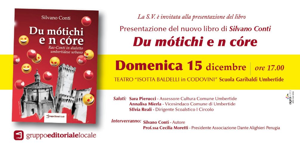 presentazione libro Du mótichi e n córe a Umbertide