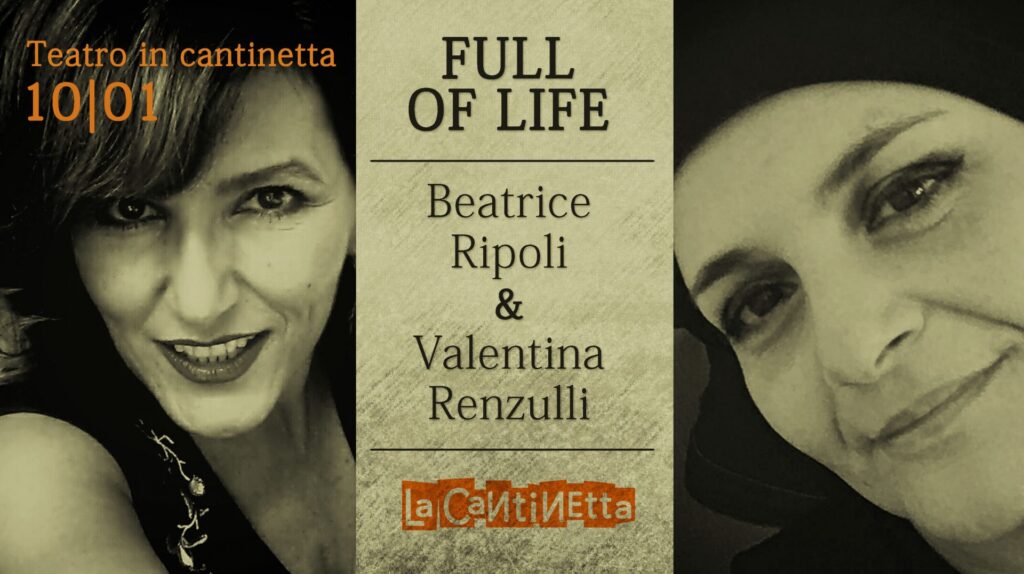 Teatro in cantinetta a Rotecastello, venerdì 10 gennaio c'è Full off life