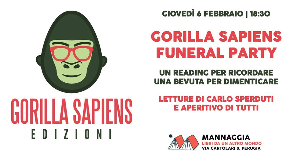 locandina Gorilla Sapiens Funeral Party