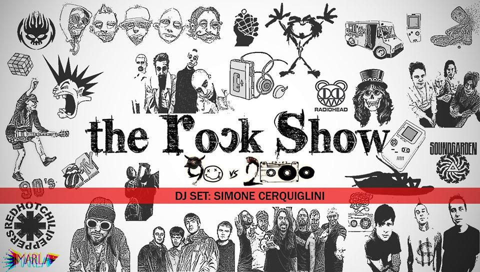 locandina The Rock Show '90 Vs 2000 al Marla