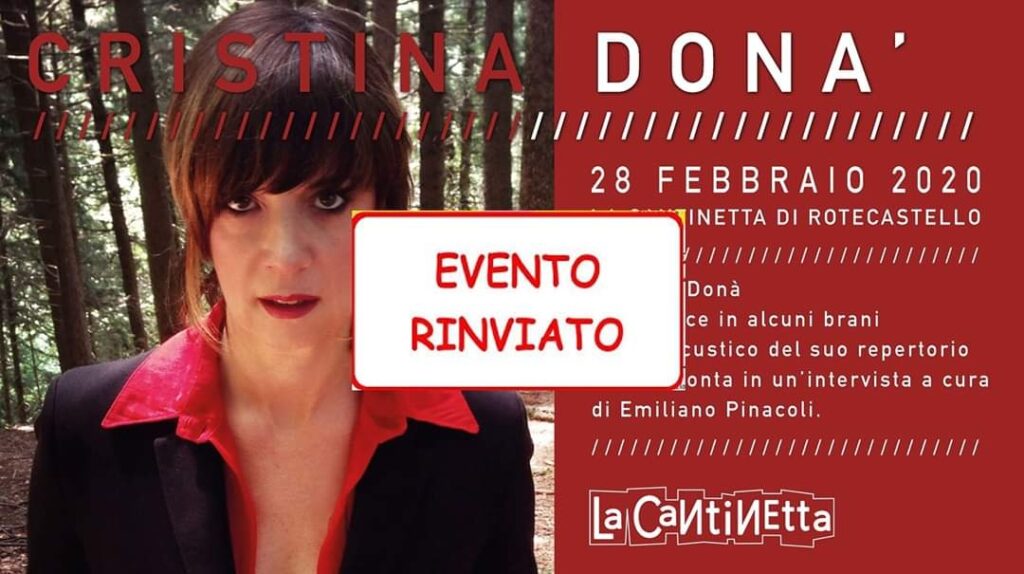 Rotecastello, annullati i concerti di Cristina Donà e Radici del Cemento