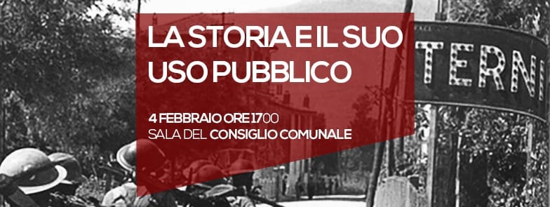 locandina La storia ed il suo uso pubblico