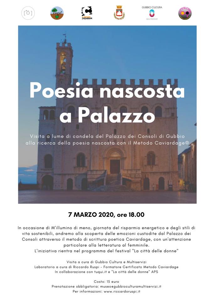 Poesia nascosta a Palazzo dei Consoli di Gubbio