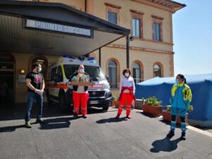 Montegabbione, la Misericordia in prima linea contro il Coronavirus