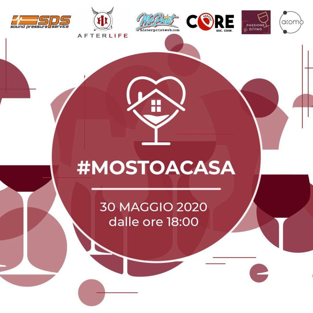 #MOSTOACASA: La versione virtuale della degustazione in cantina abbinata alla solidarietà