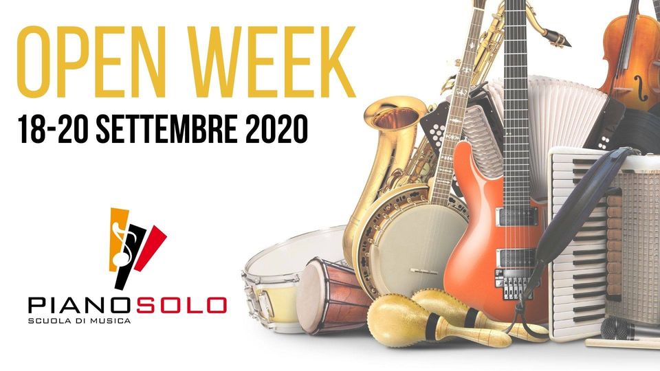 locandina Open Week 2020