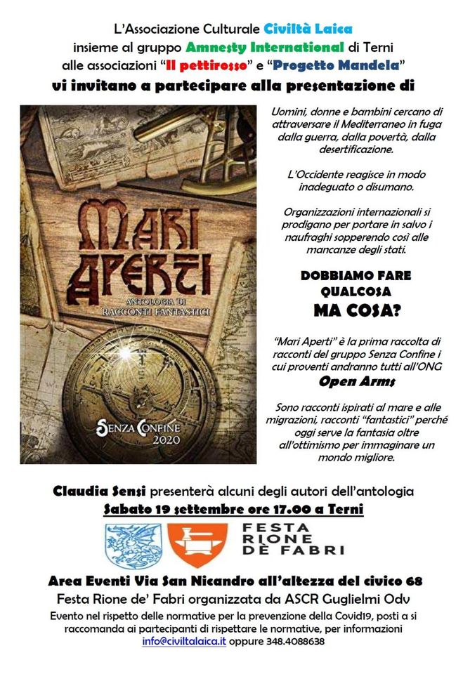 presentazione di Mari aperti a Terni