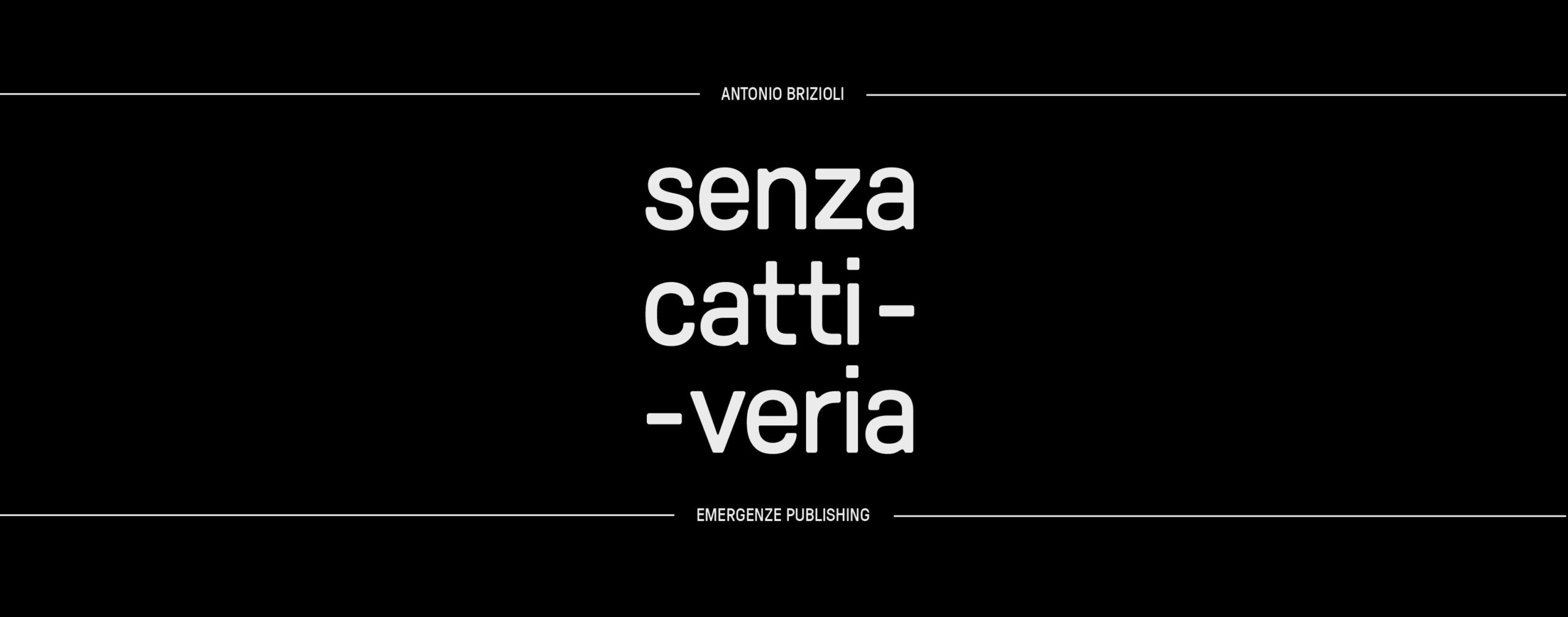 locandina Reading e presentazione di "Senza cattiveria"