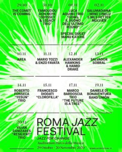 roma jazz festival 2020 loc programma