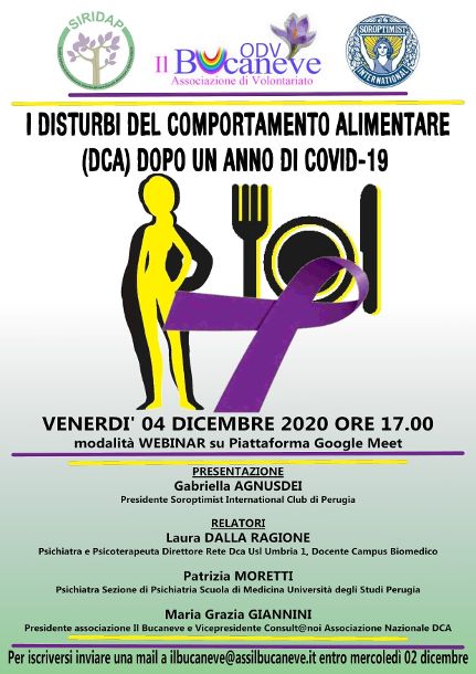 I disturbi del comportamento alimentare dopo un anno di Covid-19