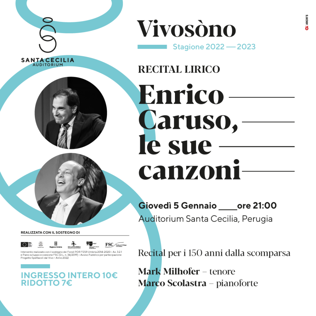 Recital con le canzoni di Enrico Caruso in occasione dei 150 anni