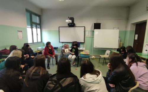 Studentesse della scuola Secondaria di II grado durante il percorso formativo Reading Scouting