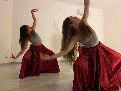 Prove di danza per il musical Inverno